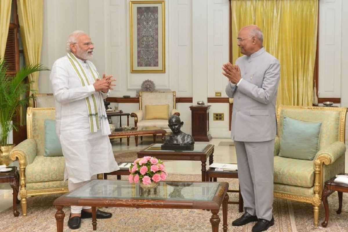 कोविंद ने संविधान के आदर्शों को बरकरार रखा: पीएम मोदी